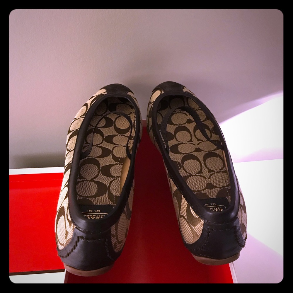 Coach Ballet Flats (size 8)